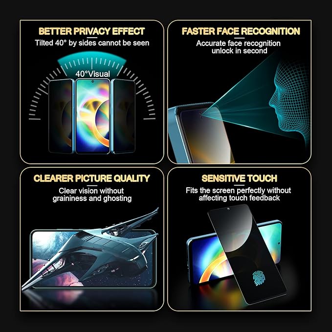 Set 2 Folie Sticla Privacy pentru Xiaomi 14/15 Oein® – Sticla Securizata 9H+, Anti-Spy 28 Grade, Claritate HD, Tratament Oleofob Electronic, Anti-Amprenta, Sensibilitate Touch Avansata