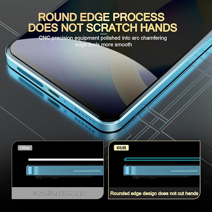 Set 2 Folie Sticla Privacy pentru Xiaomi 14/15 Oein® – Sticla Securizata 9H+, Anti-Spy 28 Grade, Claritate HD, Tratament Oleofob Electronic, Anti-Amprenta, Sensibilitate Touch Avansata