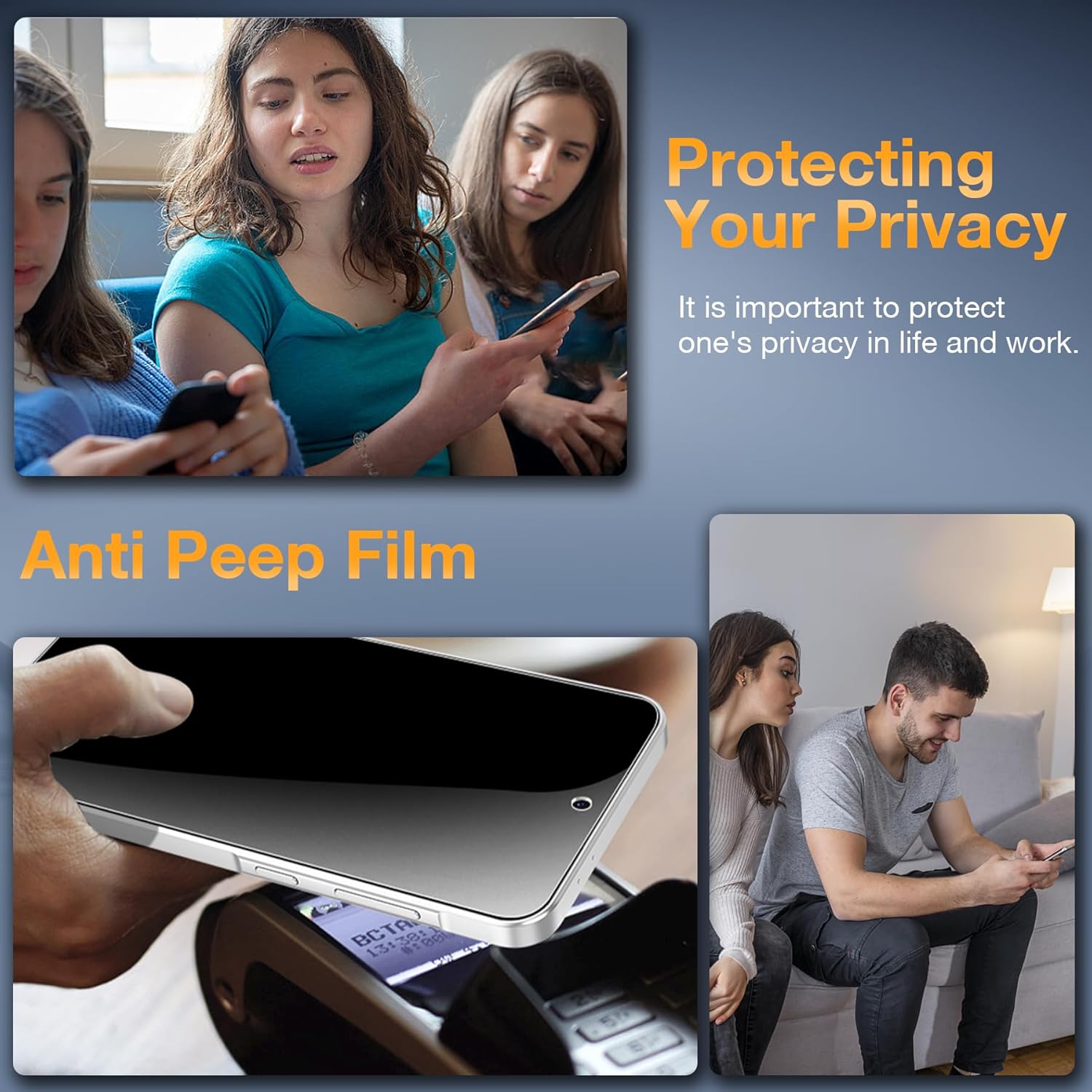 Set 2 Folie Sticla Privacy pentru Samsung Galaxy A36/A56 Oein® – Sticla Securizata 9H+, Anti-Spy 28 Grade, Claritate HD, Tratament Oleofob Electronic, Anti-Amprenta, Sensibilitate Touch Avansata
