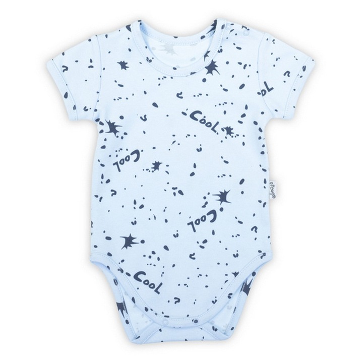 Body Nicol, kék pöttyös, pamut, Kék
