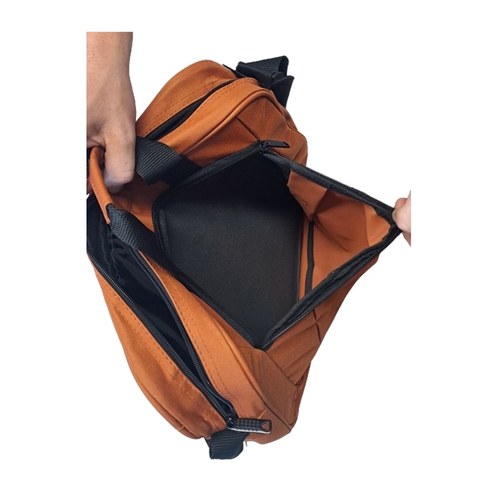 Geantă universală pentru laptop de 15-16" maro-cupru