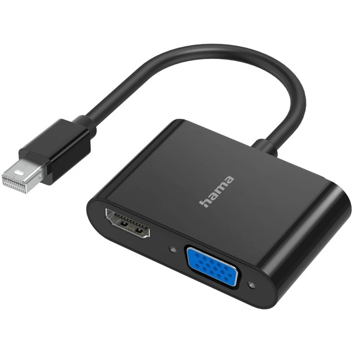 Adaptor Video Hama 2In1 Mini-DP-HDMI-VGA