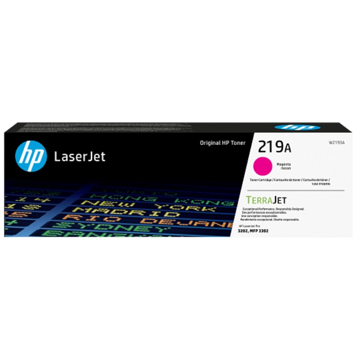 Cartus cerneala HP 219A Magenta Original LaserJet Toner Cartridge; pt. Color Laserjet 3202, 3302, cap. 1.200 pag