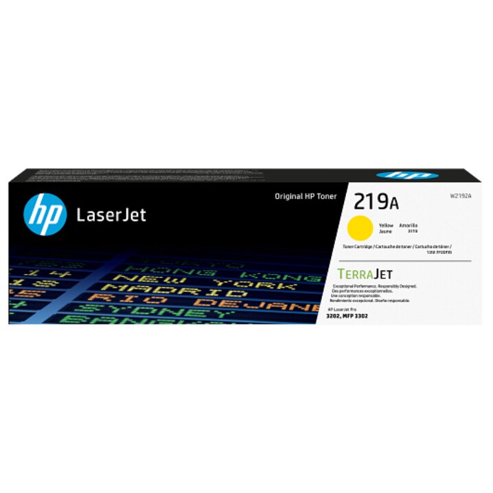 Cartus cerneala HP 219A Yellow Original LaserJet Toner Cartridge; pt. Color Laserjet 3202, 3302, cap. 1.200 pag