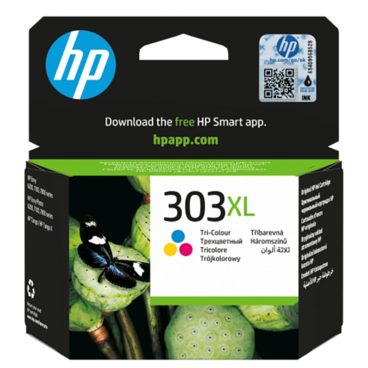 Cartus cerneala HP 303XL High Yield Tri-Color Original Ink Cartridge, pt. HP Envy Inspire 7200, 7900 ; cap. 415 pag