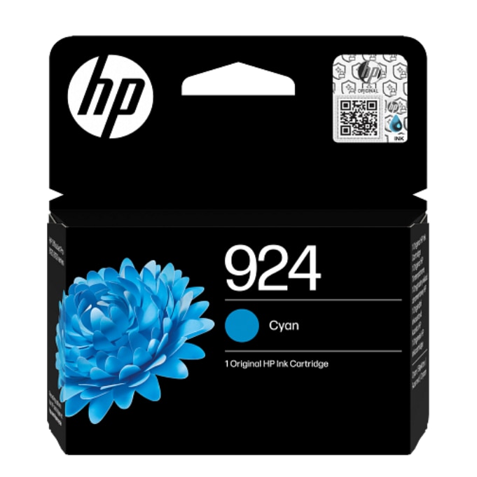 Cartus cerneala HP 924 Cyan Original Ink Cartridge; pt. OJ Pro 8122e/8132e; cap. 400 pag