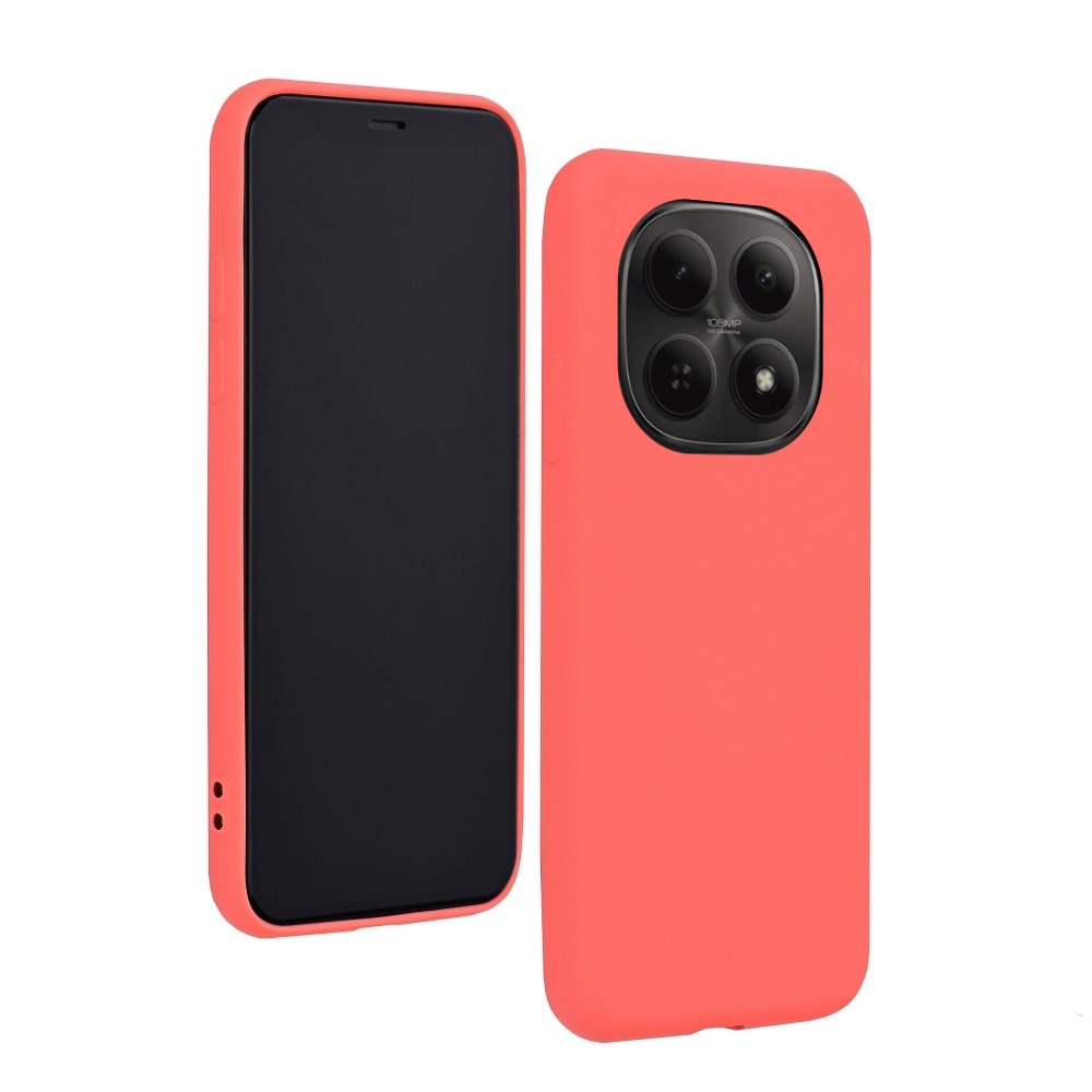 Husa de telefon compatibilă cu Xiaomi Redmi Note 15 5G - husă din silicon spate roșu coral