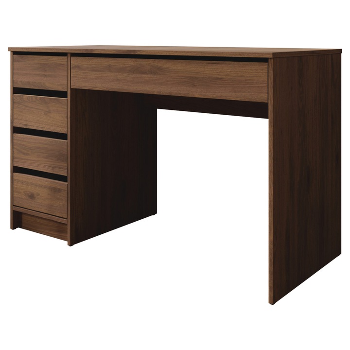 Birou - masa de toaleta Heron, MIRJAN 24, nuc okapi, 55x120x76 cm