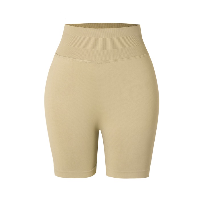 YEAZ, Colanti scurti pentru fitness Blaze, Bej