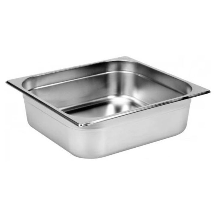 Tava gastronorm din inox pentru depozitare alimente ideal pentru catering restaurante fast food 325 x 126 x 100 mm