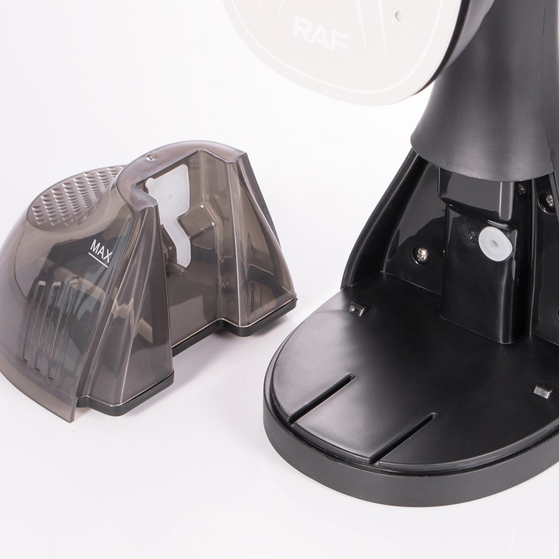 Aparat de calcat vertical cu abu AKANE Calcator cu abur vertical de mana – 1600 W putere, placa ceramica, abur continuu si in impulsuri, lampa indicator – ideal pentru haine, draperii si calatorii