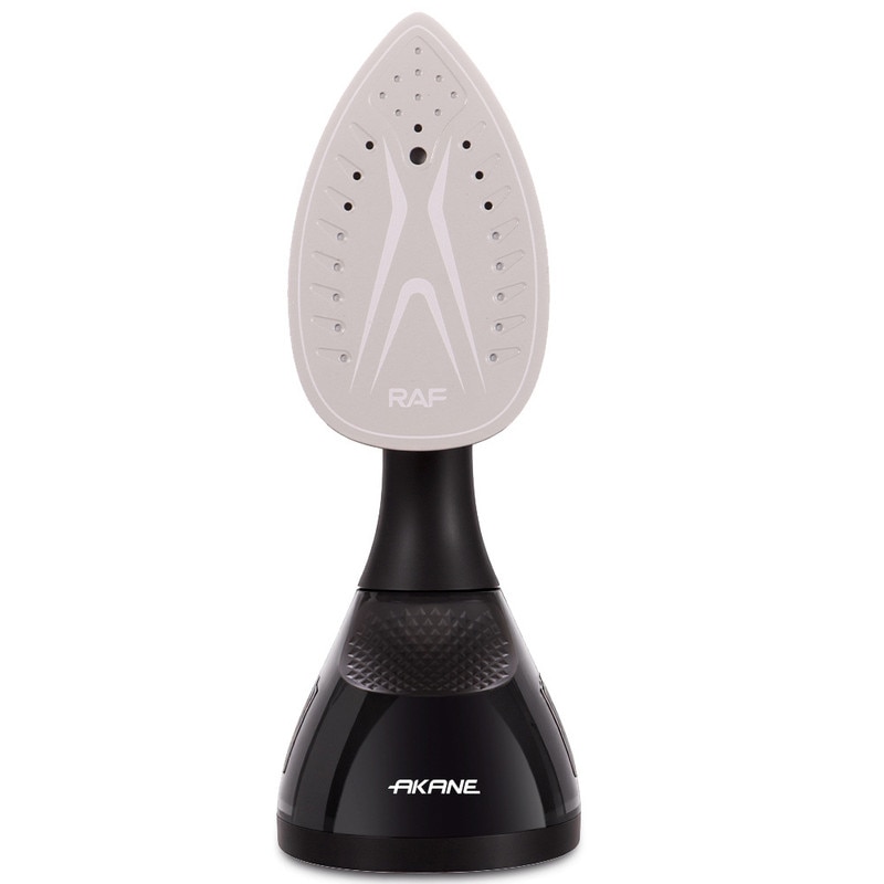Aparat de calcat vertical cu abu AKANE Calcator cu abur vertical de mana – 1600 W putere, placa ceramica, abur continuu si in impulsuri, lampa indicator – ideal pentru haine, draperii si calatorii
