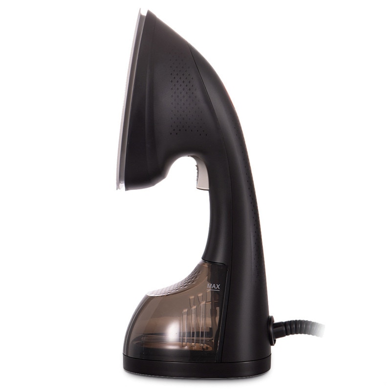 Aparat de calcat vertical cu abu AKANE Calcator cu abur vertical de mana – 1600 W putere, placa ceramica, abur continuu si in impulsuri, lampa indicator – ideal pentru haine, draperii si calatorii
