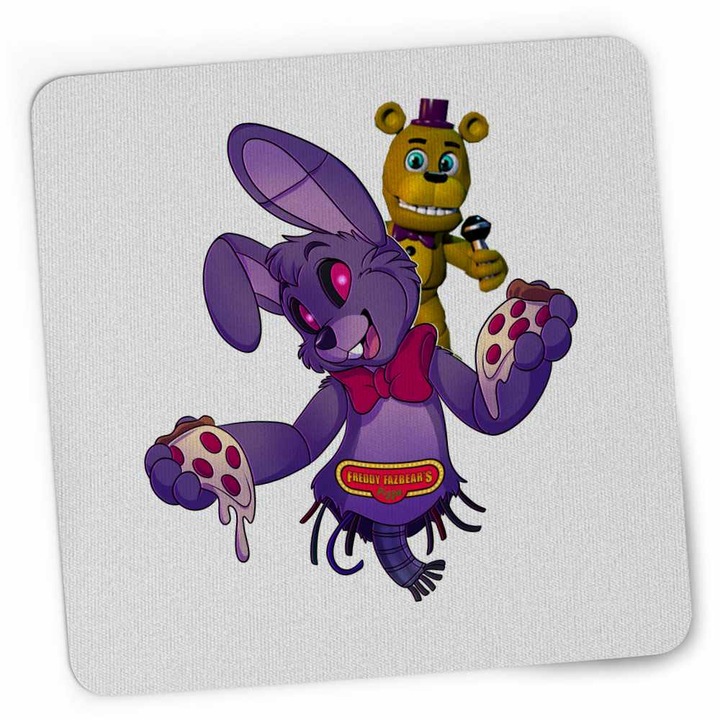 Mousepad Fnaf Bonnie Pizza Robot Five Nights at Freddy Horror Halloween CoolTrend, 21x19cm