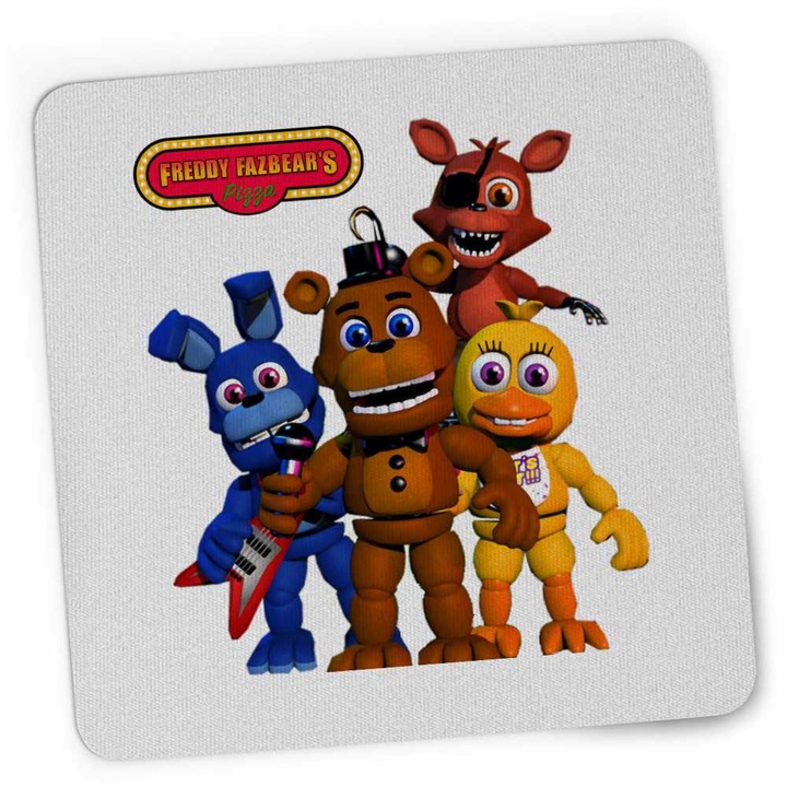 Mousepad FNAF All Team Five Nights at Freddy Horror Halloween CoolTrend, 21x19cm