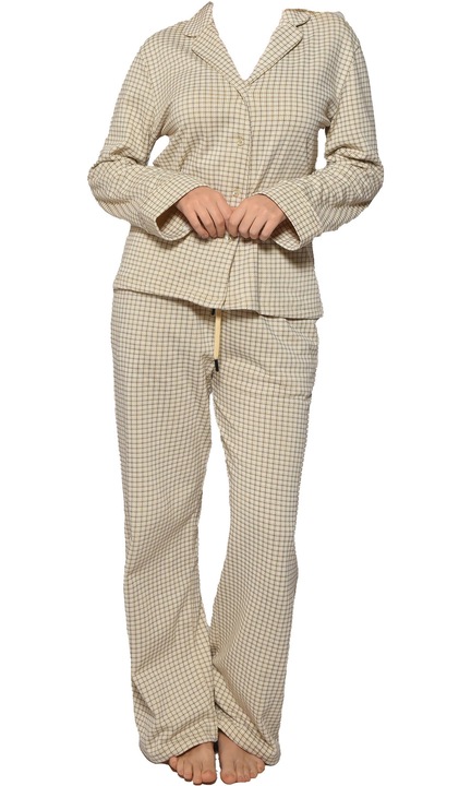 Pijama Bumbac, Produs Egiptean, Femei, Bej