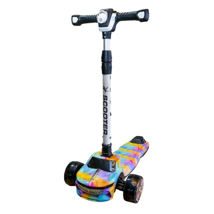 Go Kart roller szilikon kerekekkel, LED-del és kivetítővel - Kisautó