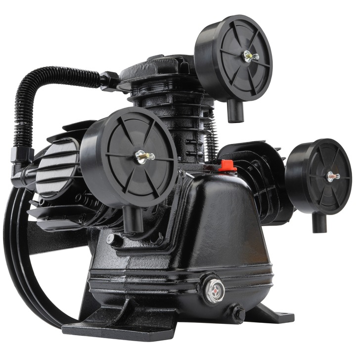 Cap compresor aer Powermat, 650 l/min, 8 bar, 65 mm, set inclus