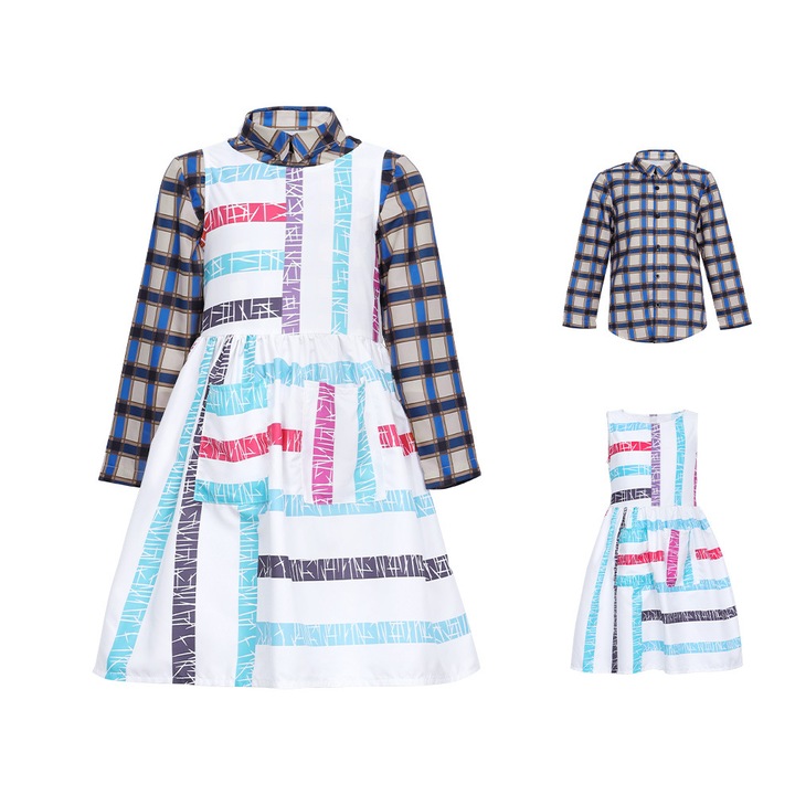 Costum Cosplay pentru Copii, model personaj din Stranger Things, 110 cm, multicolor