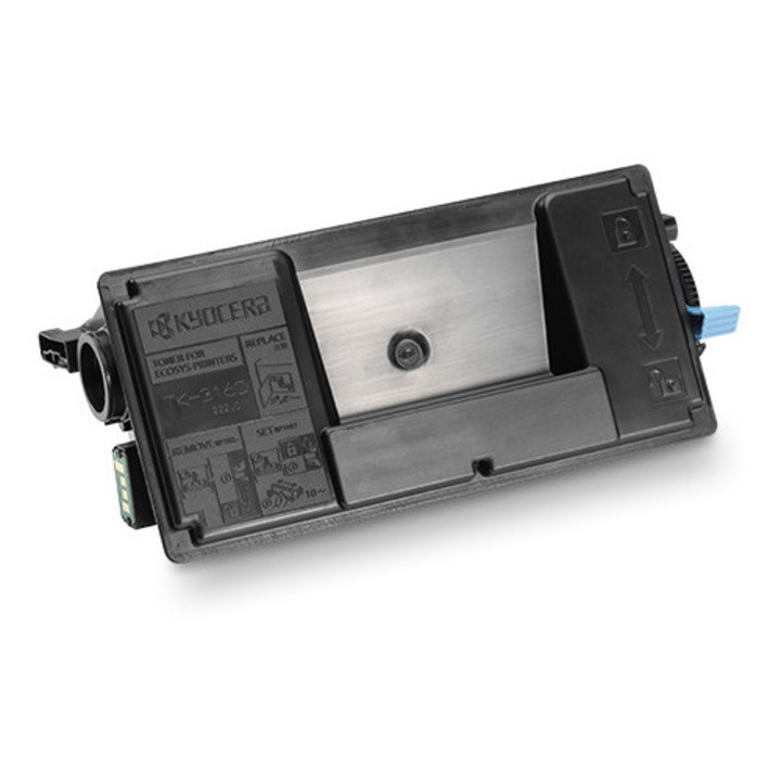 Cartus toner Kyocera Black TK-3160 pt Kyocera Ecosys P3045dn; P3050dn, 12500pag
