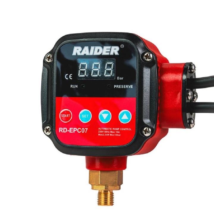 Presostat electronic 2.2kW ¼" 80°C Digital