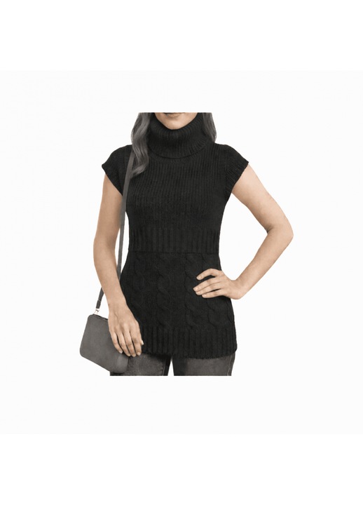 Pulover TN fashion P747N culoare negru, marime XL-2XL