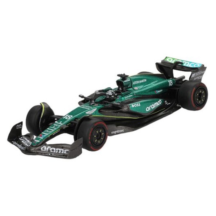 Aston Martin Amr24 #18 Lance Stroll Bahrain Gp 2024 1:64 Mini GT (MGT01001-L) autómodell