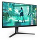 Philips Evnia 25M2N3200U/00 Gaming monitor, 24.5", Full HD (1920x1080), Gyors IPS, WLED, 300Hz, 1ms GtG, VESA tanúsítvánnyal rendelkező DisplayHDR™ 400, Adaptív szinkron, Stark Shadow Boost, Smart Crosshair, HDMI, DisplayPort, Pivot, Fekete