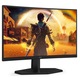 Монитор Gaming AOC C24G42E, Извит 1500R, 23.6", Full HD (1920x1080), VA, WLED, 180Hz, 0.5ms MPRT, 4ms GtG, Freesync Premium, HDR 10, Flicker Free, Low Blue Light, Високоговорители 2x2W, HDMI, DisplayPort, Черен