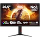 Monitor Gaming AOC Q27G4ZD, 27", QHD (2560x1440), QD-OLED, 0.3ms MPRT, 1ms GtG, 280Hz, Adaptive Sync, NVIDIA G-SYNC Compatible, Flicker Free, VESA Certified DisplayHDR™ 400, HDMI, DisplayPort, Pivot, Negru