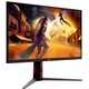 Монитор AOC U32G4U, 31.5", UHD (3840x2160), Fast IPS, WLED, 160Hz, 0.5ms MPRT, 1ms GtG, VESA Certified DisplayHDR 400, HDMI, DisplayPort, USB, Pivot, Черен