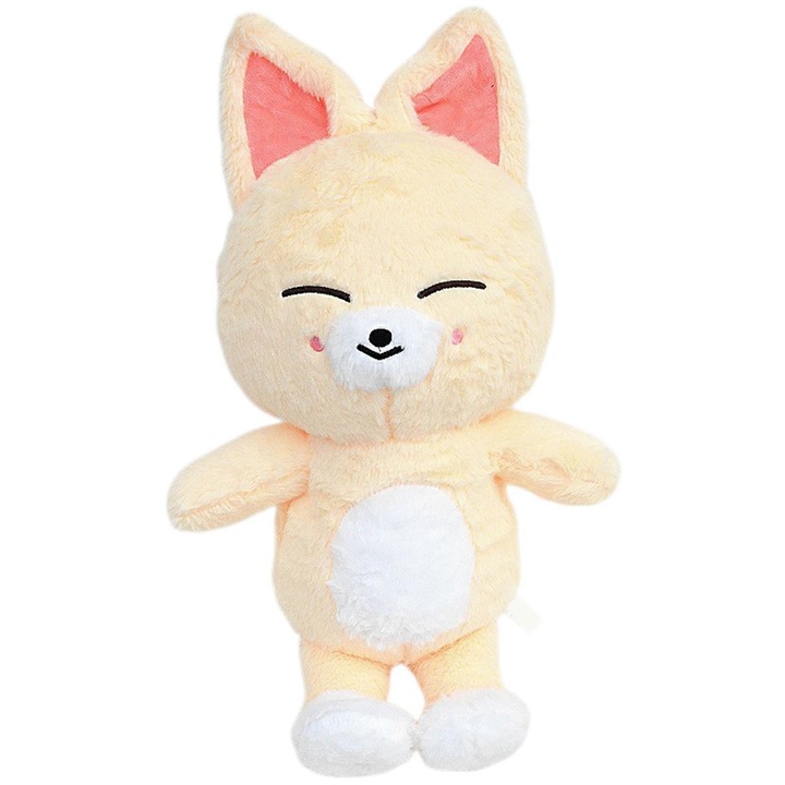 Papusa de plus, vulpe, 50cm, set de jucarii de plus