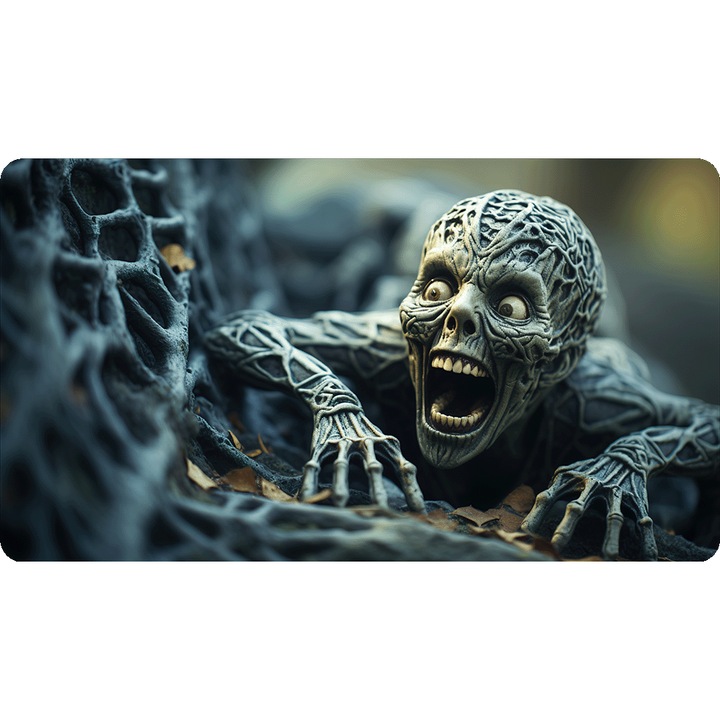 Mousepad Deskmat Spooky character 800x400x4mm, margini cusute, Motrix