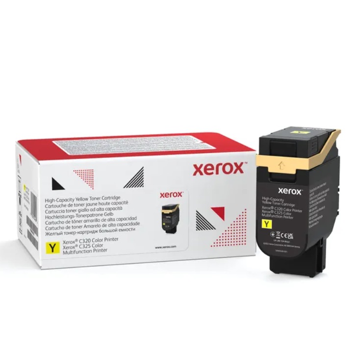 Cartus toner Xerox Yellow High-Capacity (5,500) C320 / C325