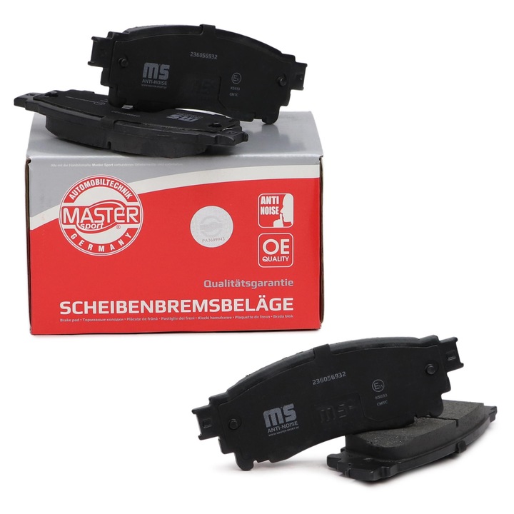 Master-Sport hátsó fékbetétek, LEXUS ES, NX, RX, UX, TOYOTA CAMRY, C-HR, RAV 4 V, 1.998ccm, 175 KW, készlet