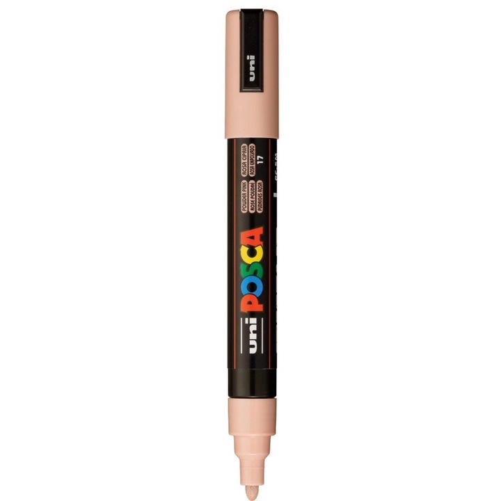 Marker UNI PC-5M Posca 1.8-2.5 mm, roz pudra - 17, 05195