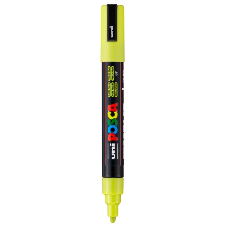 Marker UNI PC-5M Posca 1.8-2.5 mm, verde strugure crud - 87, 19345