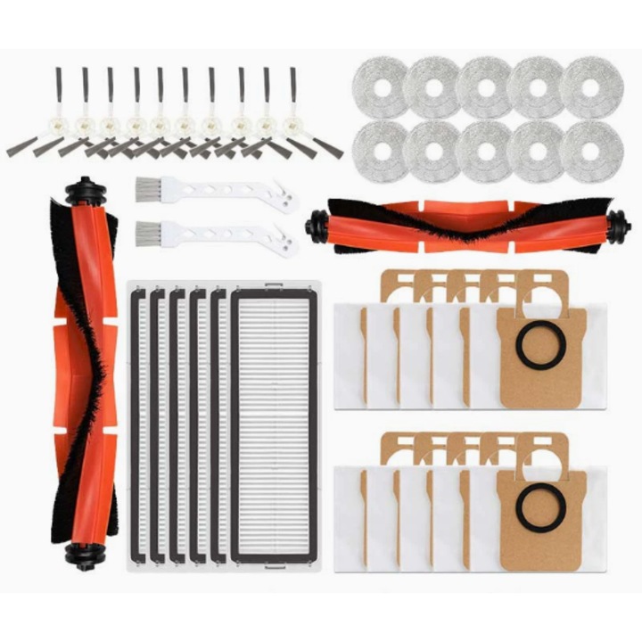 Accesorii aspiratoare, compatibile cu modelele Xiaomi X10 Plus, X20 Plus, S20 Plus, set de inlocuire, instalare usoara