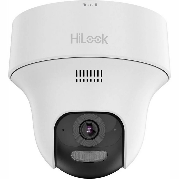 HiLook Hikvision IP PT Wi-Fi 6 megfigyelő kamera IPC-F120-LIDF/W, 2MP, 2.8mm, dupla megvilágítás, kétirányú audio, microSD slot, IP54
