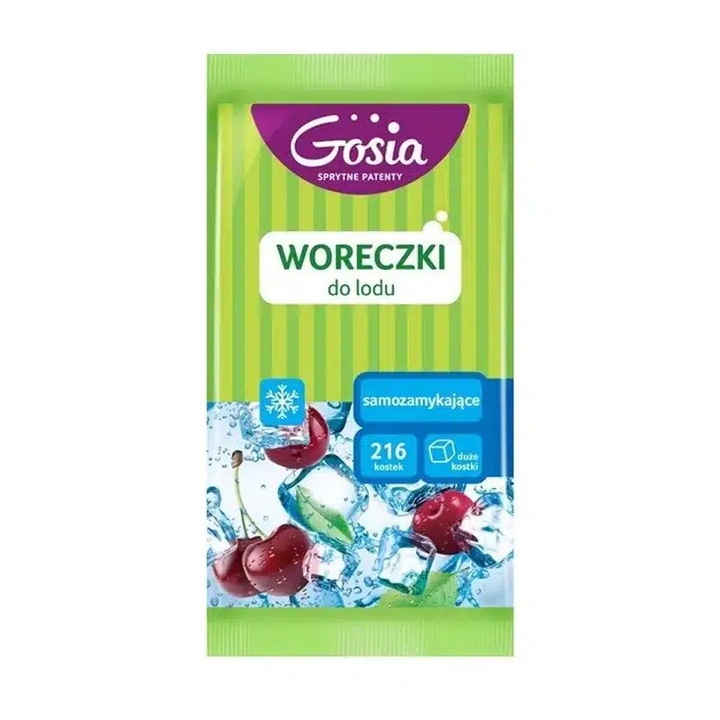 Jégzsákok, 216 kocka, újrafelhasználható, átlátszó / EXT10719