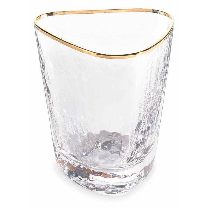 Set 4 pahare sticla cm 9 x 8 x 10 H, 250 ml