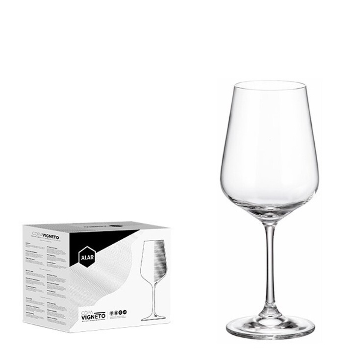 Pahar vin alb Alar Vigneto 45 cl, x 6 bucati