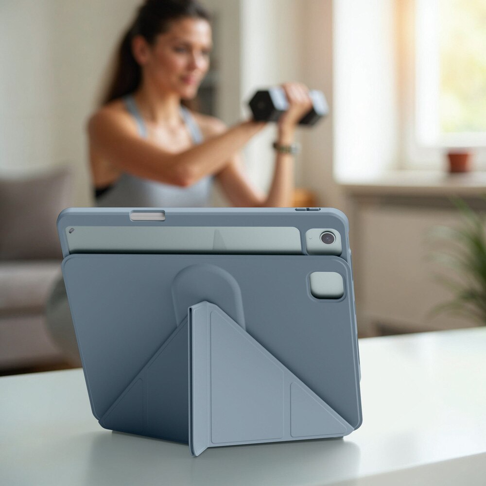 Husa AmazingThing Titan Pro Mag compatibila cu iPad 10.9 inch 2022 / 11 inch 2025, Albastru