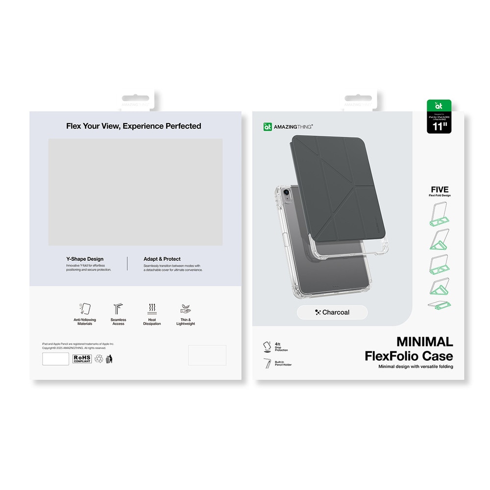 Husa AmazingThing Minimal Case compatibila cu iPad Air 11 inch M3 2025, Negru