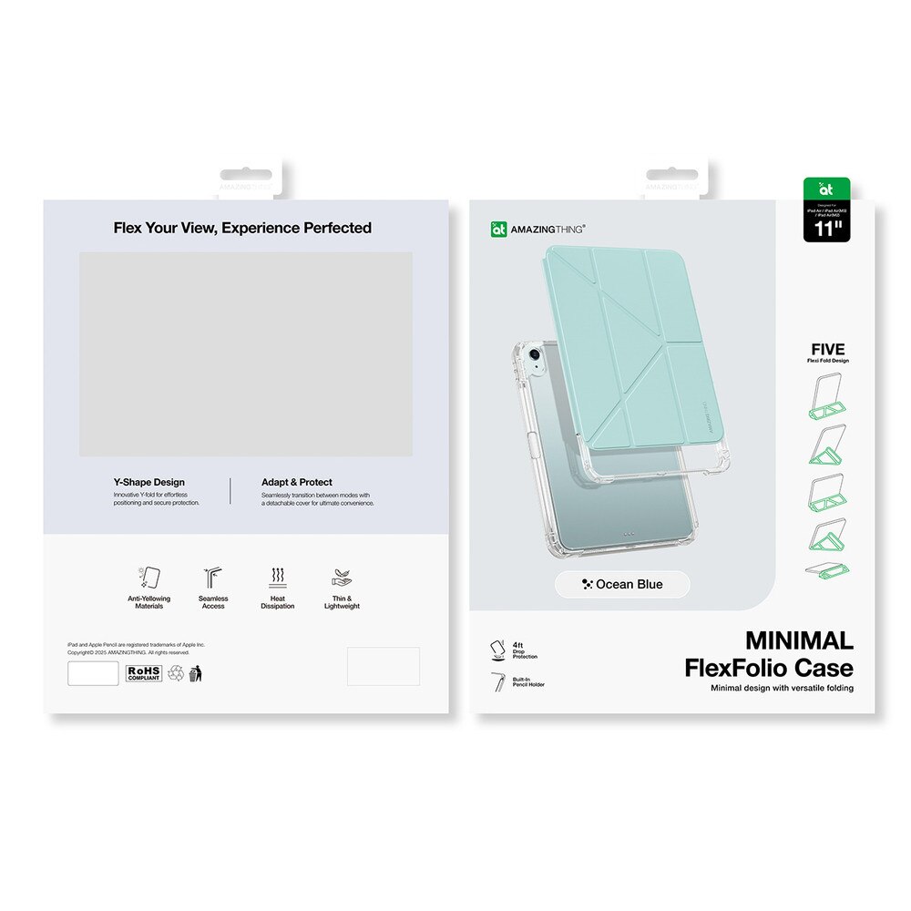 Husa AmazingThing Minimal Case compatibila cu iPad Air 11 inch M3 2025, Albastru