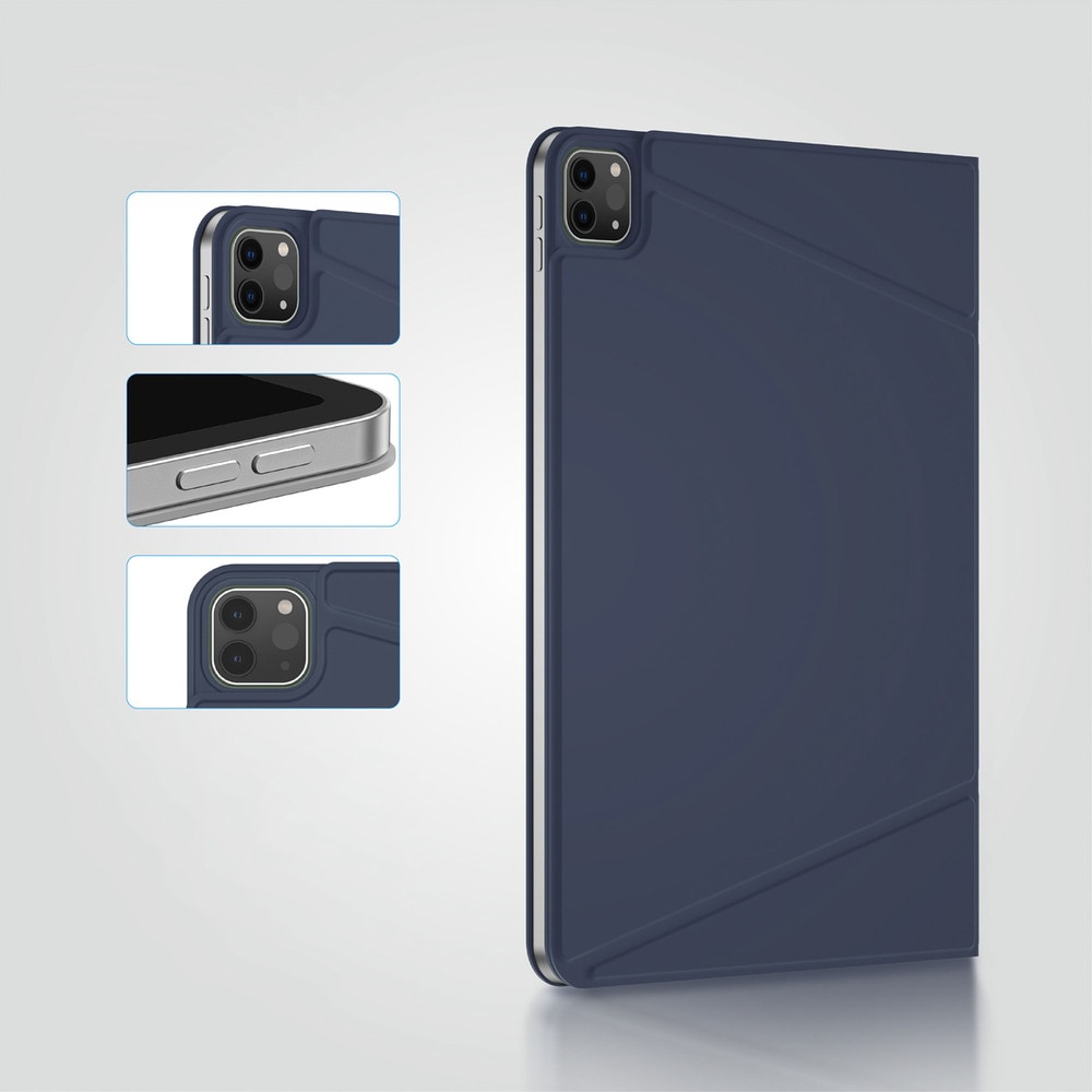 Husa AmazingThing Matte Pro Mag Folio Case cu Stand compatibila cu iPad Air 11 inch M3 2025, Albastru