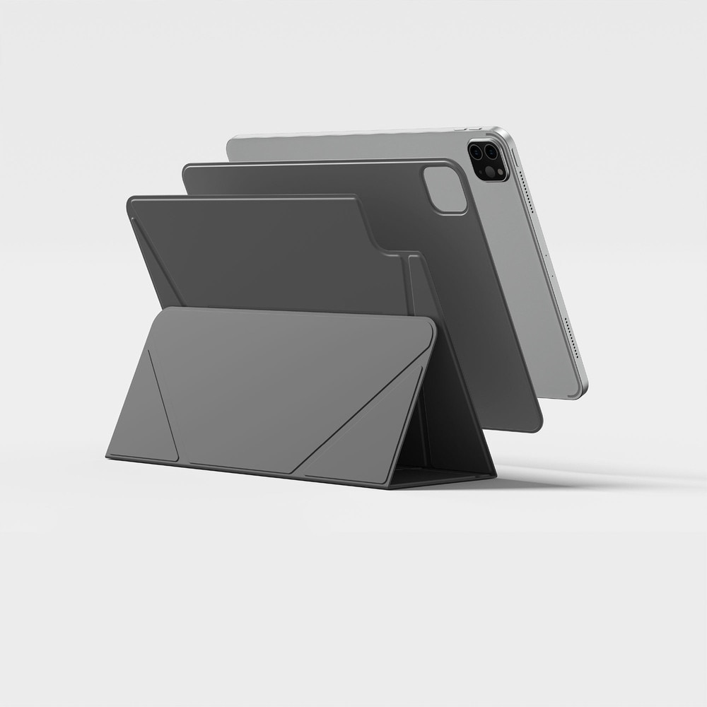 Husa AmazingThing Matte Pro Mag Folio cu Stand compatibila cu iPad Air 13 inch M3 2025, Negru