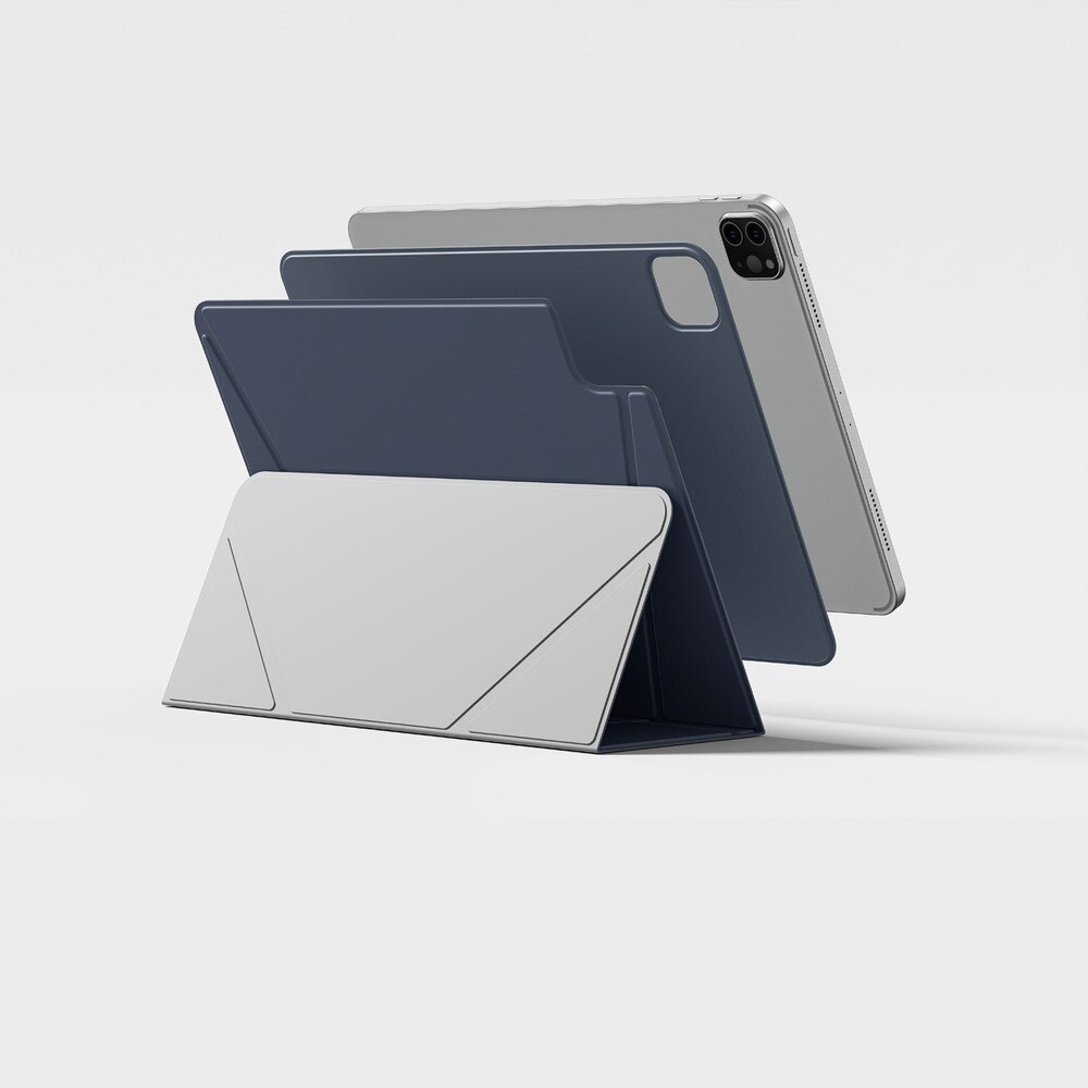 Husa AmazingThing Matte Pro Mag Folio cu Stand compatibila cu iPad Air 13 inch M3 2025, Albastru