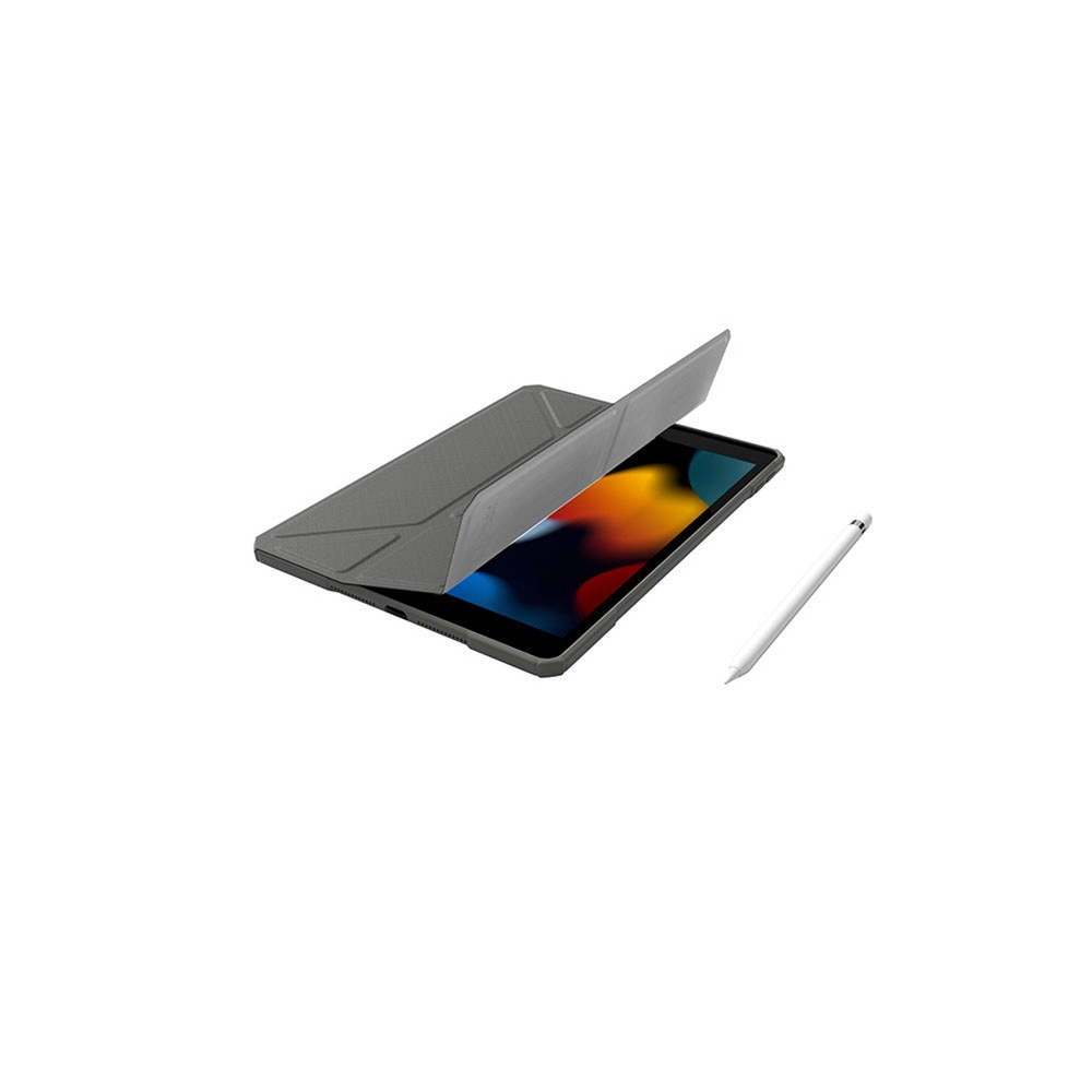 Husa AmazingThing Titan Pro Folio compatibila cu iPad Air 11 inch M3 2025, Gri