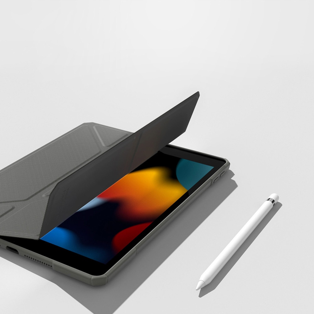 Husa AmazingThing Titan Pro Folio compatibila cu iPad Air 11 inch M3 2025, Gri